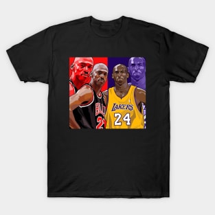 BASKETBALLART - GOAT 23 GOAT 24 T-Shirt